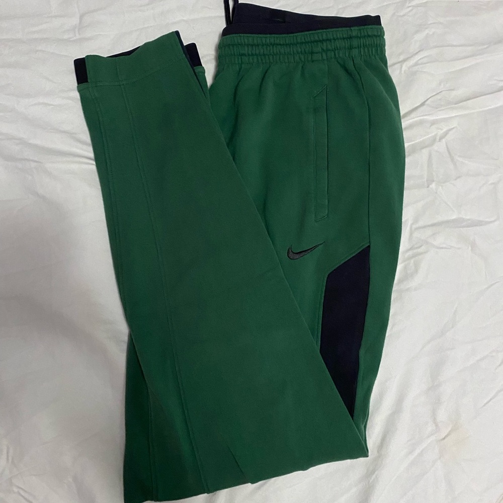 Green Nike fleece joggers men xl tall & 3xl